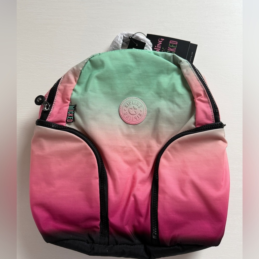 Kipling x Wicked City Small Backpack and Bag Charm NWT retail $149